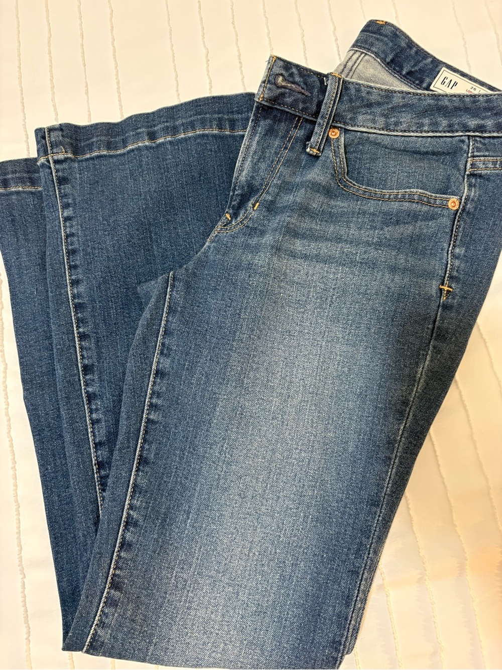GAP Women's Medium Blue Straight-Leg Jeans
